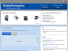 Tablet Screenshot of ebayphotogallery.com